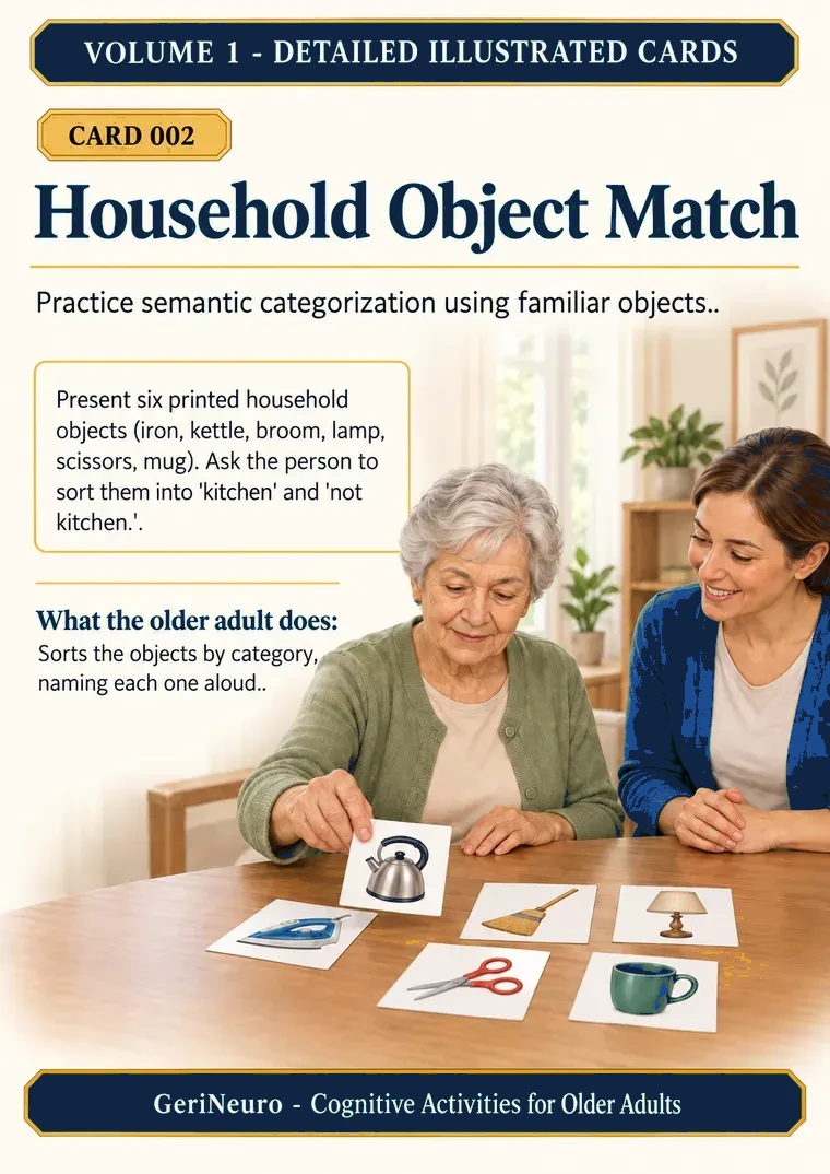 NeuroActiva — Ficha 002: Household Object Match