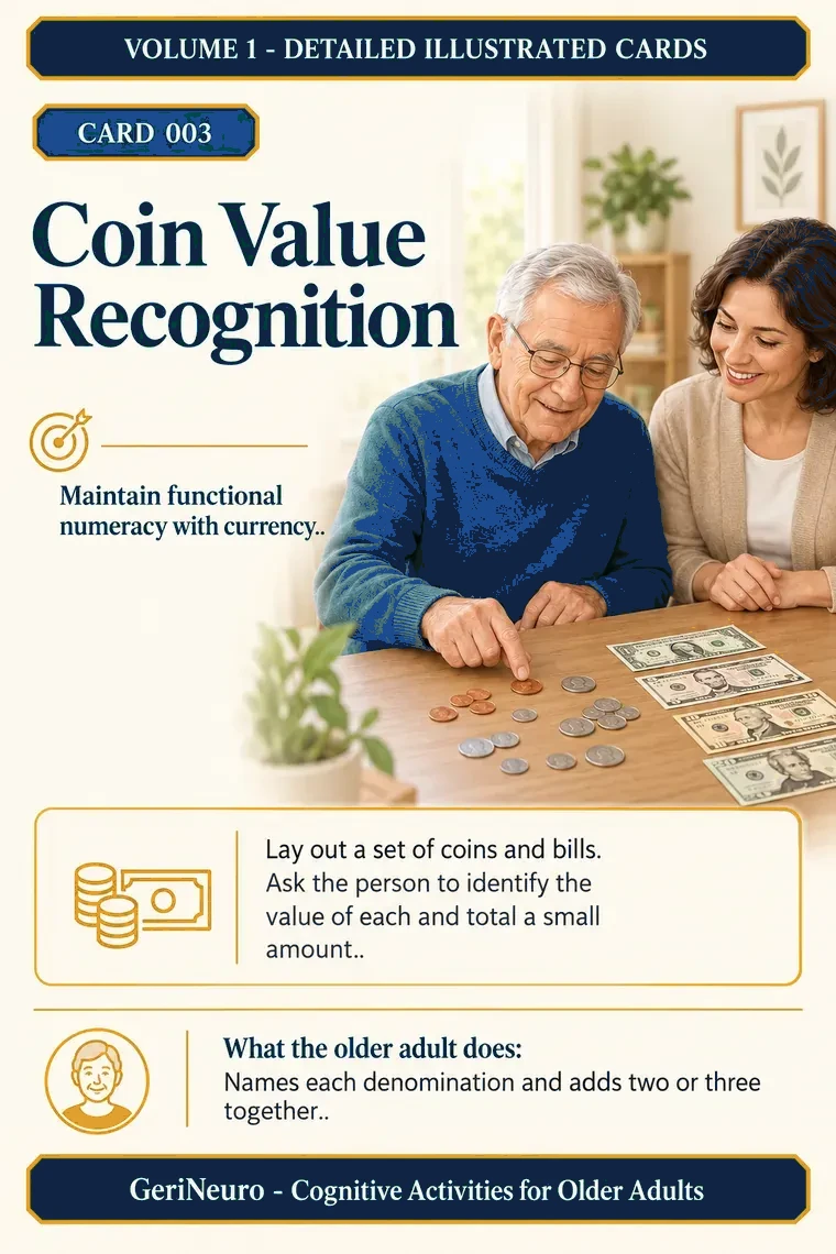 NeuroActiva — Ficha 003: Coin Value Recognition