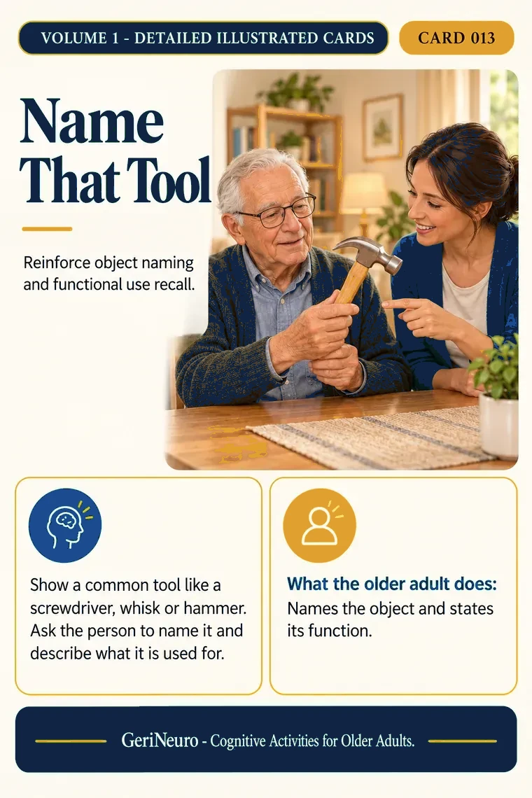 NeuroActiva — Ficha 013: Name That Tool